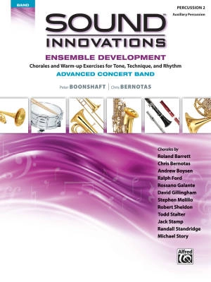 Alfred Publishing - Sound Innovations for Concert Band: Ensemble Development for Advanced Concert Band - Percussion 2 (Auxillary Percussion) - Book