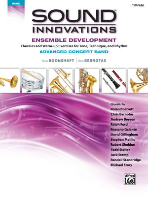 Sound Innovations for Concert Band: Ensemble Development for Advanced Concert Band - Boonshaft/Bernotas - Timpani
