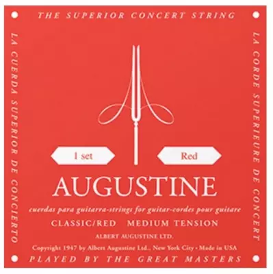 Augustine - Classical Strings Medium Tension - Red