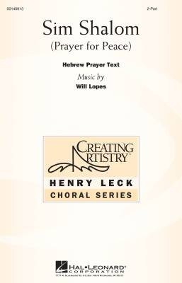 Hal Leonard - Sim Shalom (A Prayer for Peace) - Hebrew/Lopes - 2pt Treble