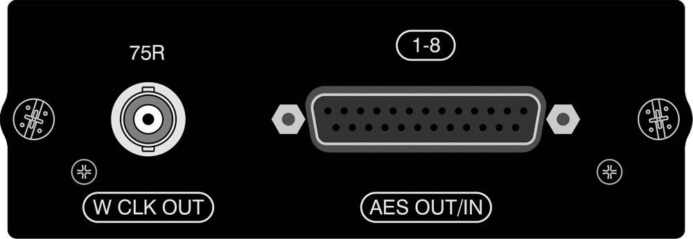 AES/EBU 8 IN/8 Out D-SUB Card