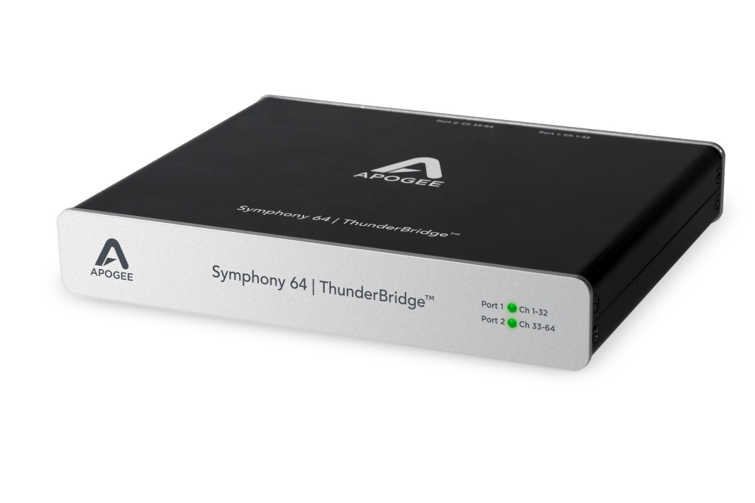 Apogee Symphony 64 | ThunderBridge - 64 Channel Thunderbolt