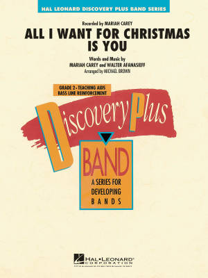 Hal Leonard - All I Want for Christmas Is You - Carey/Afanasieff/Brown - Concert Band - Gr. 2