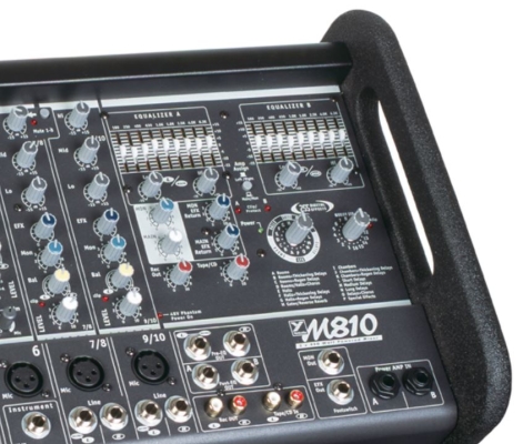 Micromix 800-Watt Stereo 10 Channel Powered Mixer