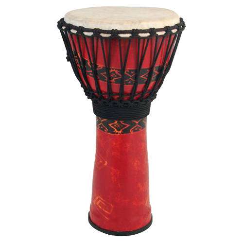 Freestyle Rope-Tuned Djembe - 9 inch - Bali Red