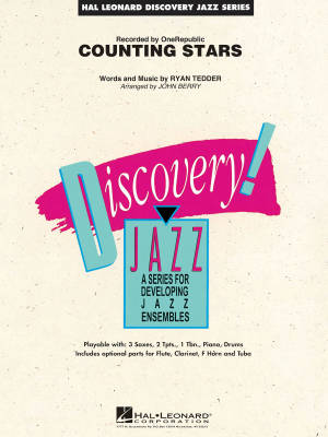 Hal Leonard - Counting Stars - Tedder/Berry - Jazz Ensemble - Gr. 1.5