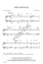 Sing for Peace - Murray/Haugen - SA