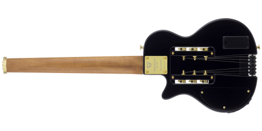 EG-1 Custom V2 Electric Travel Guitar - Black w/ Gig Bag
