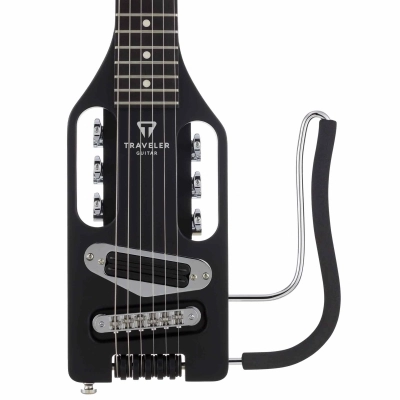 Ultra-Light Electric Travel Guitar - Black w/ Gig Bag