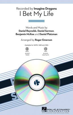 Hal Leonard - I Bet My Life - Imagine Dragons/Emerson - ShowTrax CD