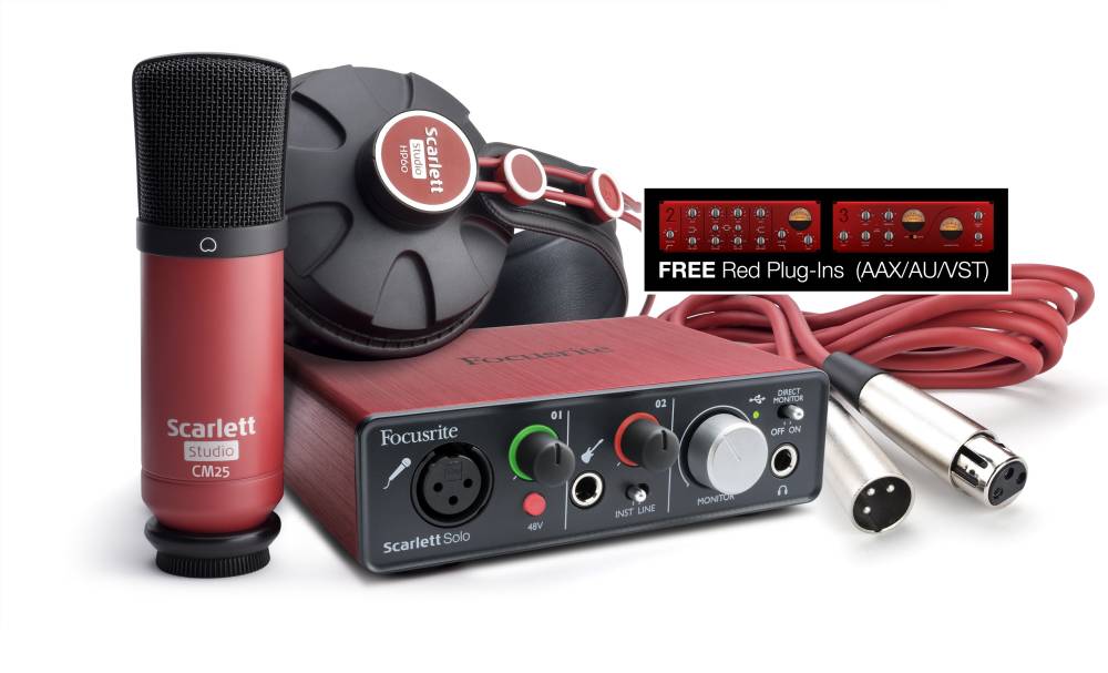 Focusrite Studio Pack W/Solo, Mic And Headphones | Long & McQuade