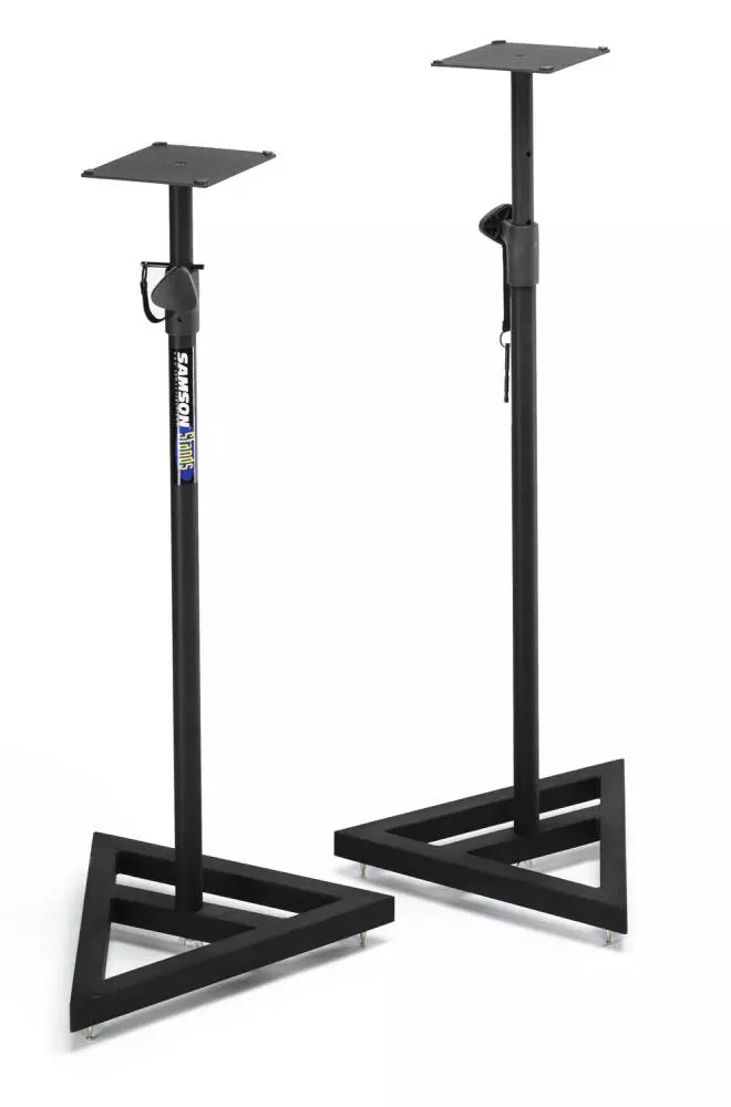 Heavy-Duty Studio Monitor Stands - Black