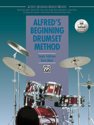 Alfred's Beginning Drumset Method - Black/Feldstein - Book/Media Online
