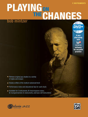 Belwin - Playing on the Changes - Mintzer - C Instruments - Book/DVD