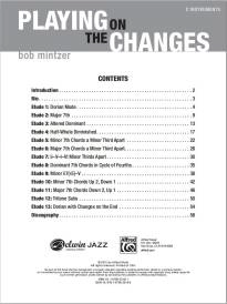 Playing on the Changes - Mintzer - C Instruments - Book/DVD