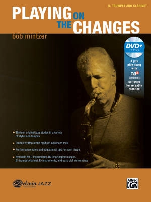 Belwin - Playing on the Changes - Mintzer - Bb Trumpet/Clarinet - Book/DVD