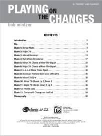 Playing on the Changes - Mintzer - Bb Trumpet/Clarinet - Book/DVD