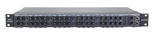 10 Channel Rackmount Mixer - Black