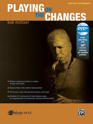 Belwin - Playing on the Changes - Mintzer - Bass Clef Instruments - Book/DVD