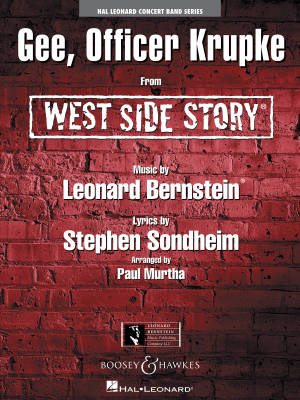 Boosey & Hawkes - Gee, Officer Krupke (from West Side Story) - Bernstein/Murtha - Concert Band - Gr. 4