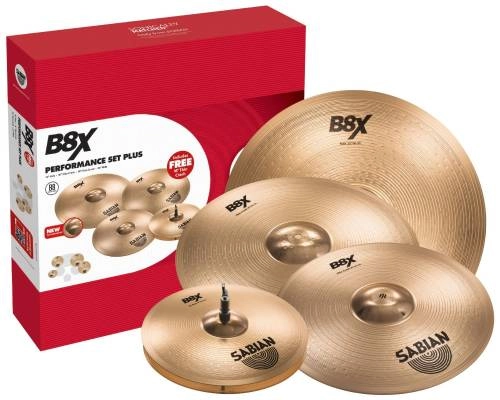 Sabian - B8X Performance Set w/FREE 18 Thin Crash