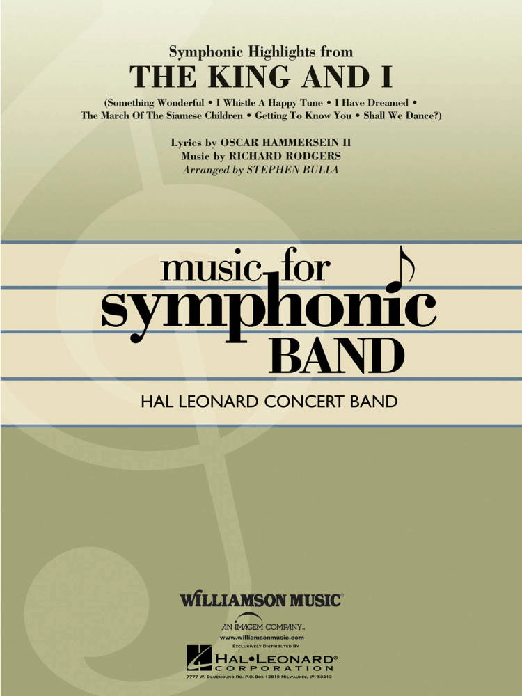 Symphonic Highlights from The King and I - Rodgers /Hammerstein /Bulla - Concert Band - Gr. 4