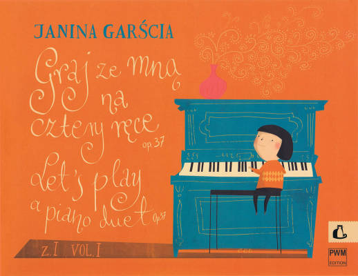 Let\'s Play a Piano Duet Op. 37 Vol. 1 - Garscia - Piano Duet (1 Piano, 4 Hands) - Book