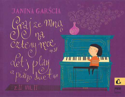Let\'s Play a Piano Duet Op. 37 Vol. 2 - Garscia - Piano Duet (1 Piano, 4 Hands) - Book
