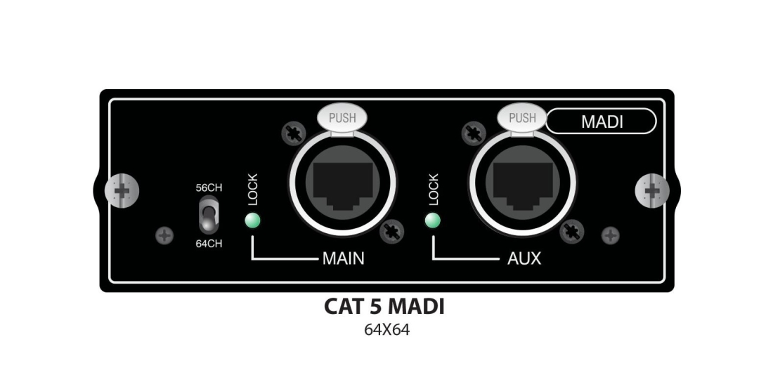 Dual-Port Cat 5 MADI Card