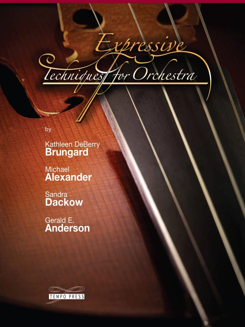 Expressive Techniques for Orchestra - Brungard /Alexander /Dackow /Anderson - Violin - Book