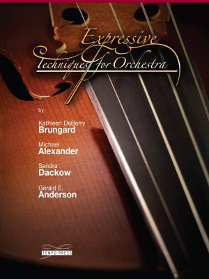 Tempo Press - Expressive Techniques for Orchestra - Brungard /Alexander /Dackow /Anderson - Bass - Book