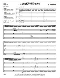 Congruent Moves - Smales - Percussion Quartet - Score/Parts