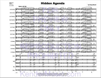 Hidden Agenda - Beach - Jazz Ensemble - Gr. Medium