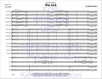The Lick - Brown - Jazz Ensemble - Gr. Medium