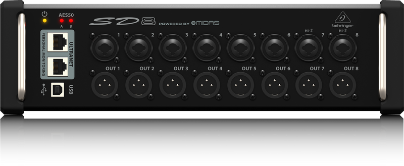 SD8 I/O Stage Box with 8 Preamps