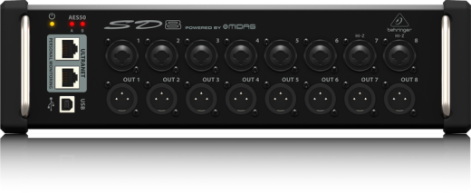 SD8 I/O Stage Box with 8 Preamps