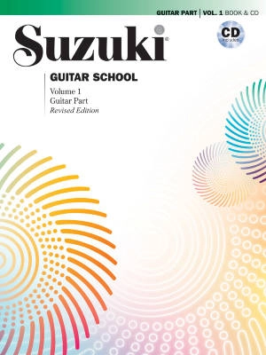 Summy-Birchard - Suzuki Guitar School Guitar Part & CD, Volume 1 (Revised) - Book/CD