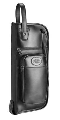 Extra Large Leather Stick and Mallet Bag - Black