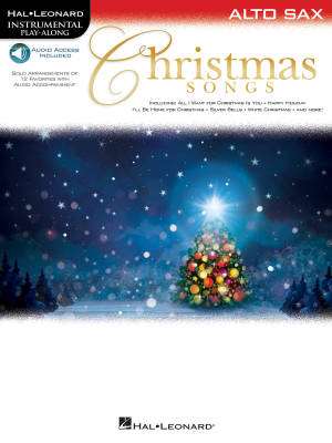 Hal Leonard - Christmas Songs - Alto Sax - Book/Audio Online