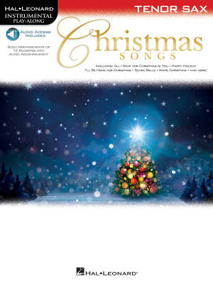 Hal Leonard - Christmas Songs - Saxophone Tnor - Livre/Audio en ligne