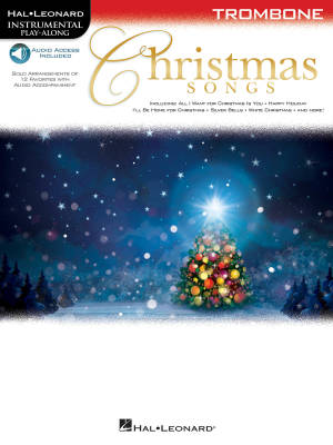 Hal Leonard - Christmas Songs - Trombone - Livre/Audio en ligne