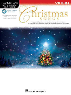 Christmas Songs - Violin - Book/Audio Online