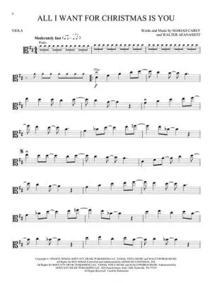 Christmas Songs - Viola - Book/Audio Online