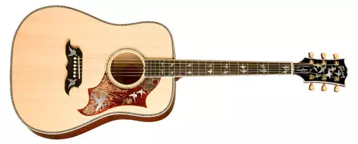 Doves In Flight Custom Acoustic Guitar