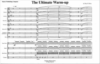 The Ultimate Warm Up - Gilroy - Marching Band - Gr. 2-3