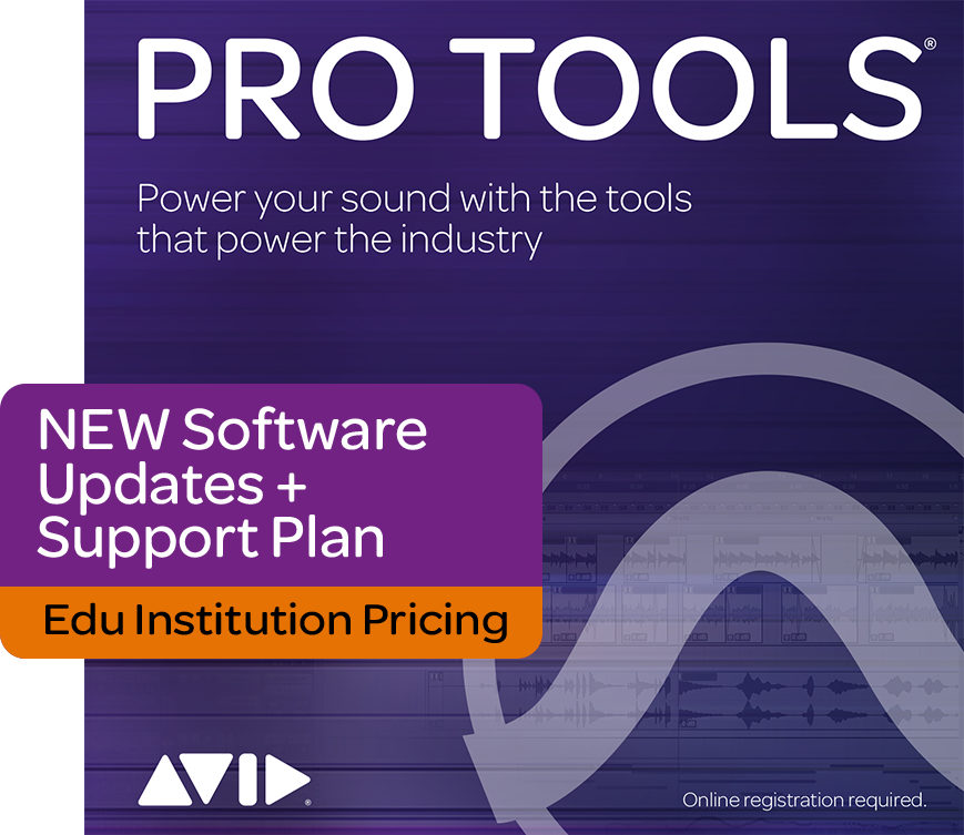 Pro Tools 1-Year Software Updates & Support Plan - Edu Institution Pricing