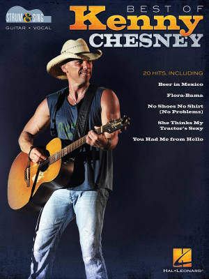 Hal Leonard - Best of Kenny Chesney - Guitare/Voix - Livre