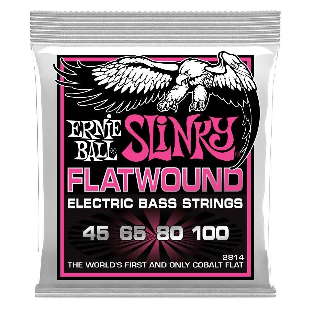 Super Slinky Flatwound Bass Strings 45-100