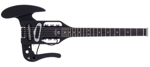 Pro-Series Mod-X Hybrid Acoustic/Electric Travel Guitar - Black