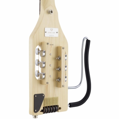 Ultra-Light Acoustic-Electric Left-Handed Travel Guitar w/ Gig Bag - Natural